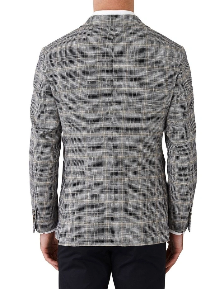 Electron Slim Fit Sports Jacket In Dark Blue image 2