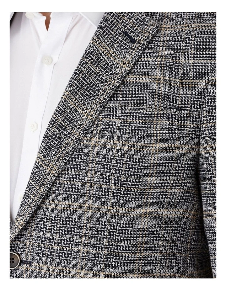 Electron Slim Fit Sports Jacket In Dark Blue image 4