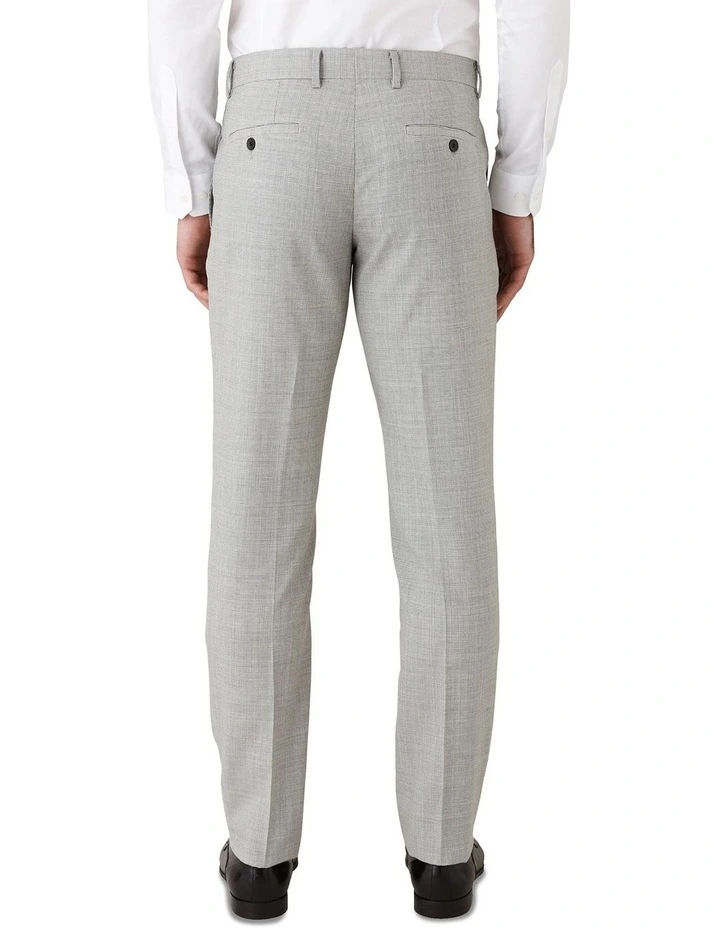 Caper Slim Fit Trouser in Light Grey image 2