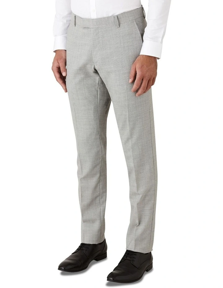Caper Slim Fit Trouser in Light Grey image 3