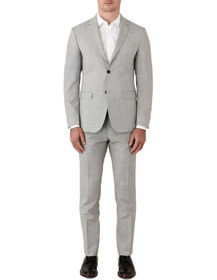 Caper Slim Fit Trouser in Light Grey image 5