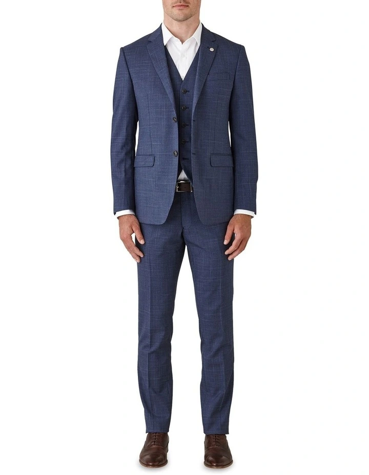 Mighty Slim Fit Vest in Navy image 6