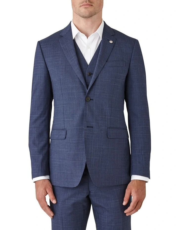 Mighty Slim Fit Vest in Navy image 7