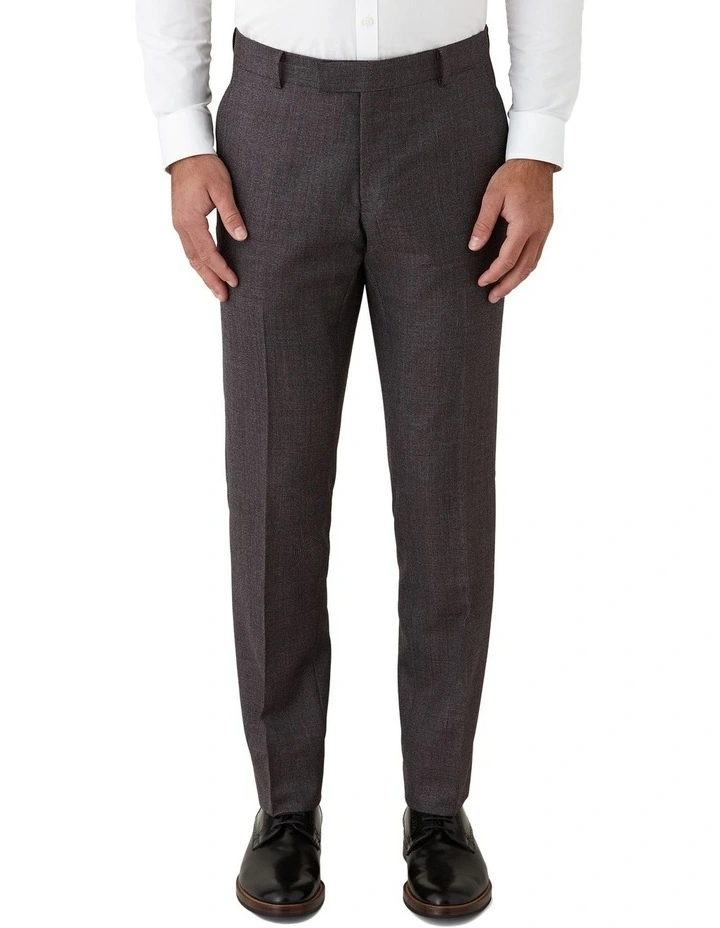Caper Slim Fit Trouser in Purple image 1
