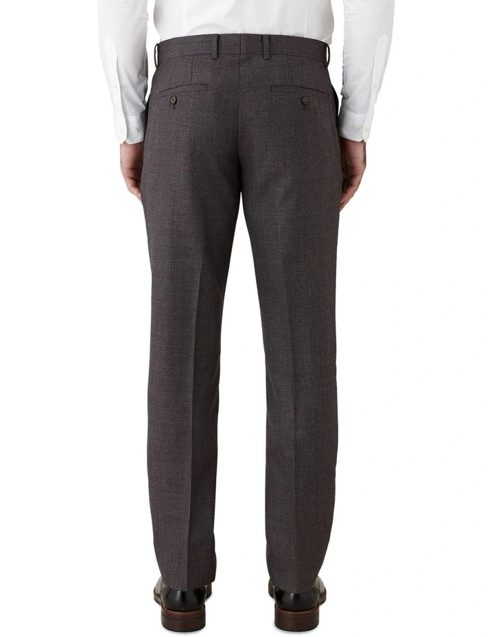 Caper Slim Fit Trouser in Purple image 2
