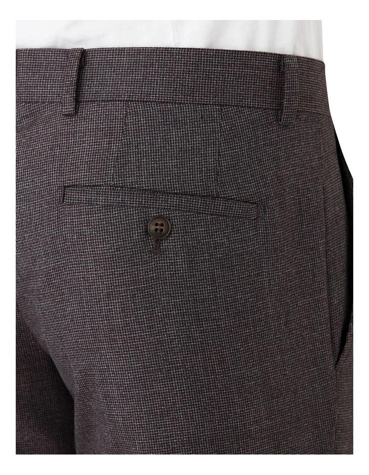 Caper Slim Fit Trouser in Purple image 4