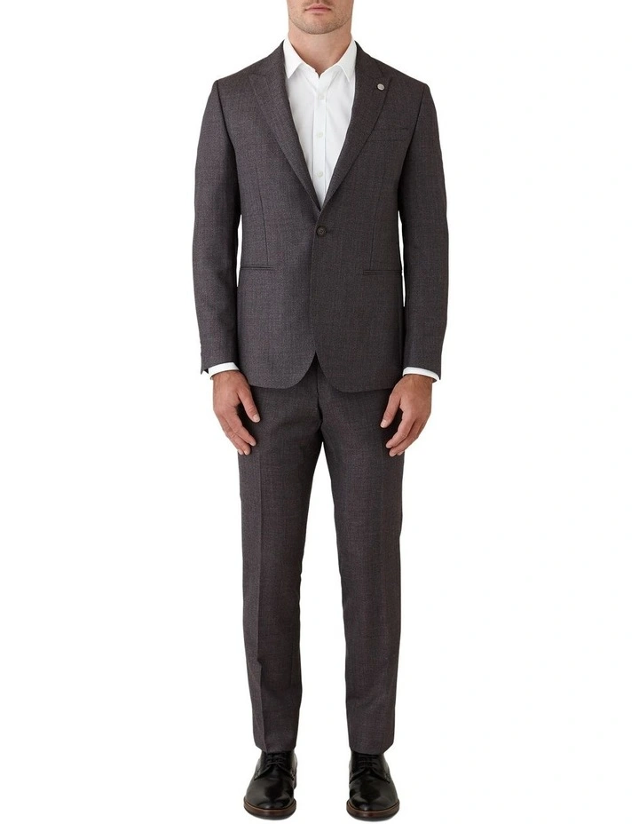 Caper Slim Fit Trouser in Purple image 5