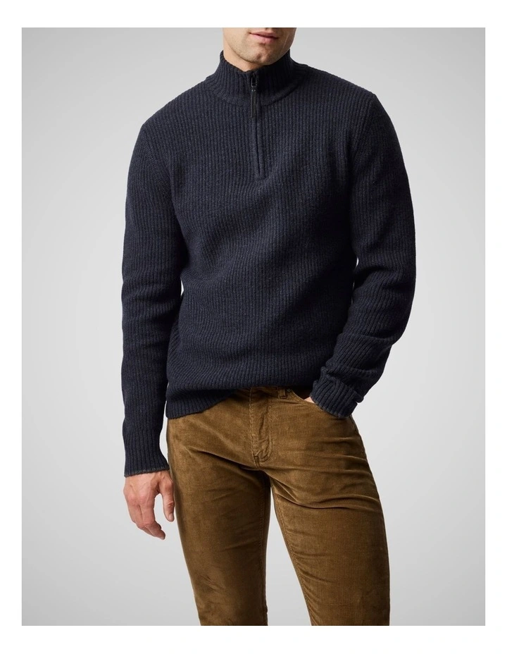 Robbies Road Knit Sweater in Midnight image 1