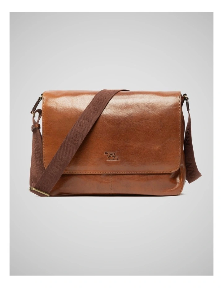 Cambridge Messenger Bag in Cognac image 1