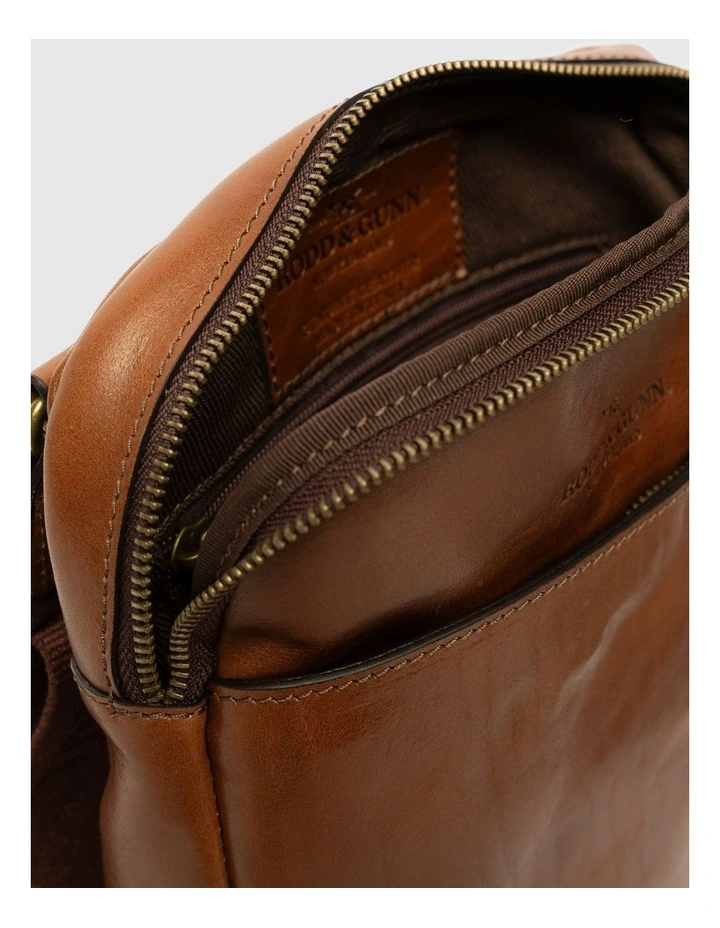 Cambridge Crossbody Satchel Bag in Cognac image 4