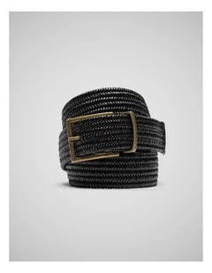Stirling Stretch Belt in Nero