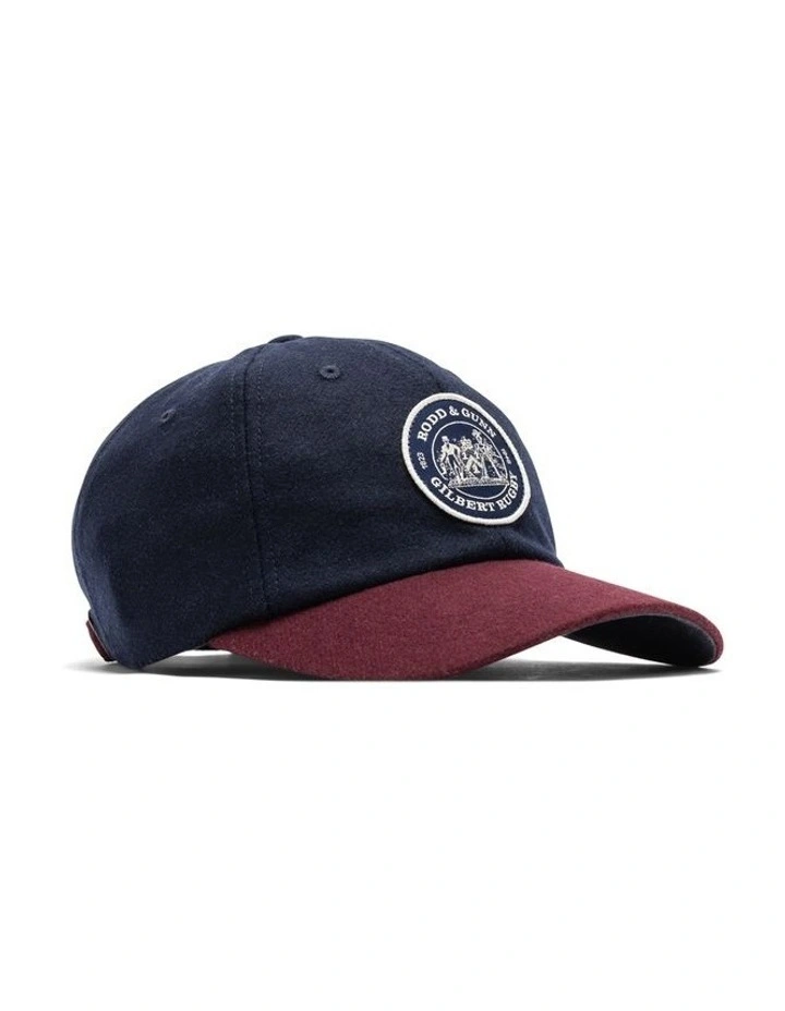 Otago Cap in Navy/Burg image 2