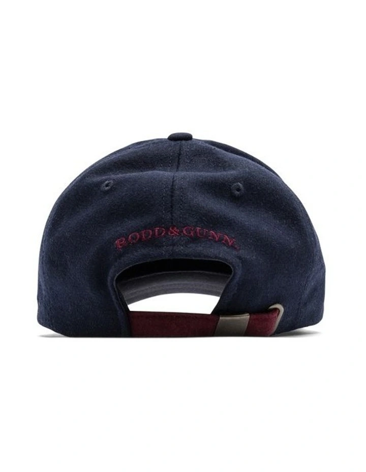 Otago Cap in Navy/Burg image 3