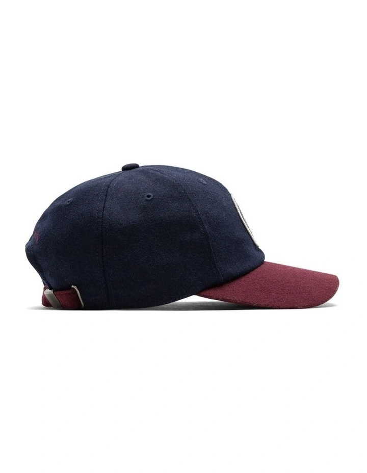 Otago Cap in Navy/Burg image 4