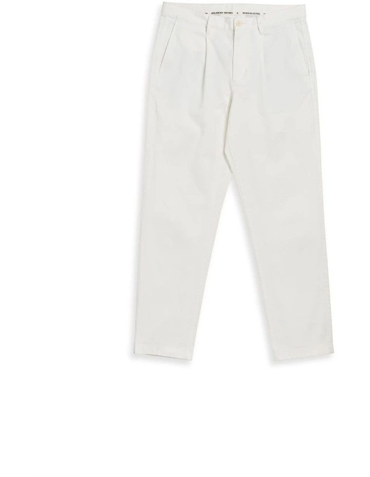 Loftus Relaxed Taper Pant in Off White image 4