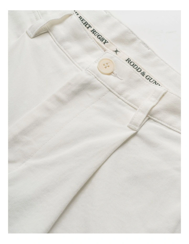 Loftus Relaxed Taper Pant in Off White image 5