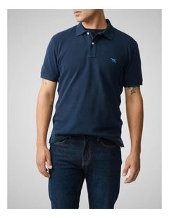 The Gunn Sports Fit Polo in Eclipse