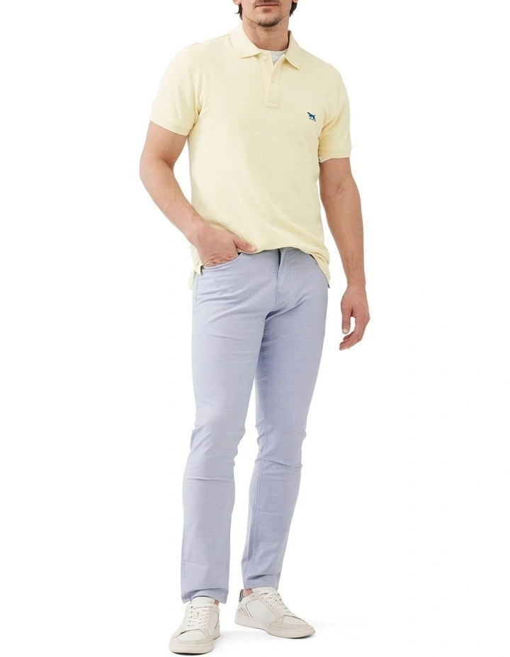 The Gunn Sports Fit Polo in Lemon Myrtle image 2