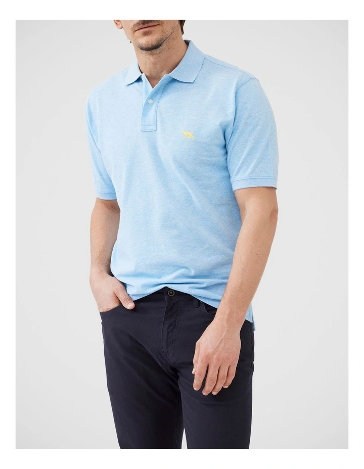 The Gunn Original Fit Polo in Surf image 1