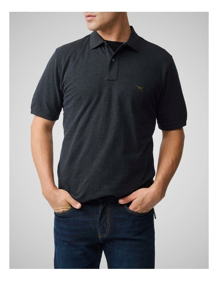 The Gunn Original Fit Polo in Charcoal image 1