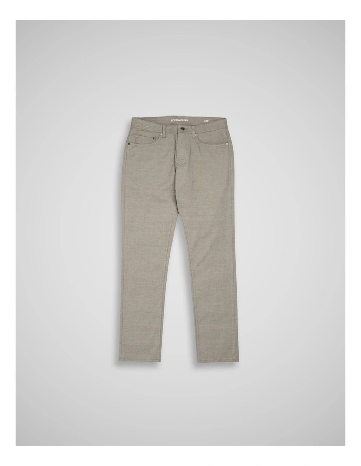 Gunn Straight Fit Jean Short Leg in Latte image 4