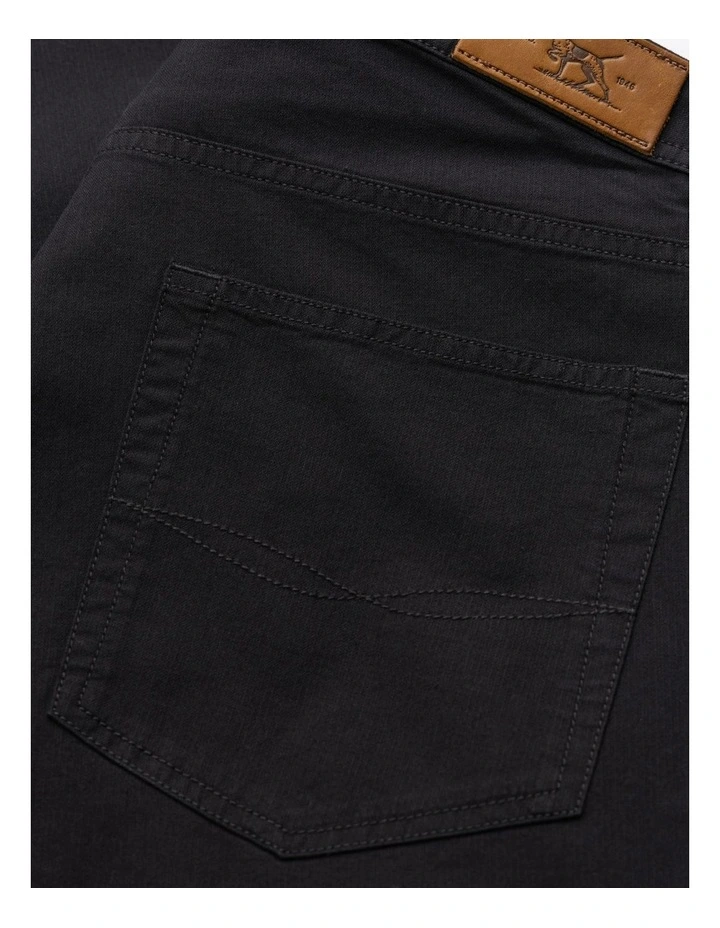 Straight Fit Regular Leg Jeans in Onyx image 5