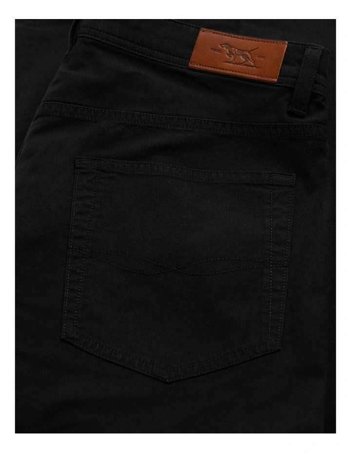 Straight Fit Short Leg Jeans in Onyx image 6