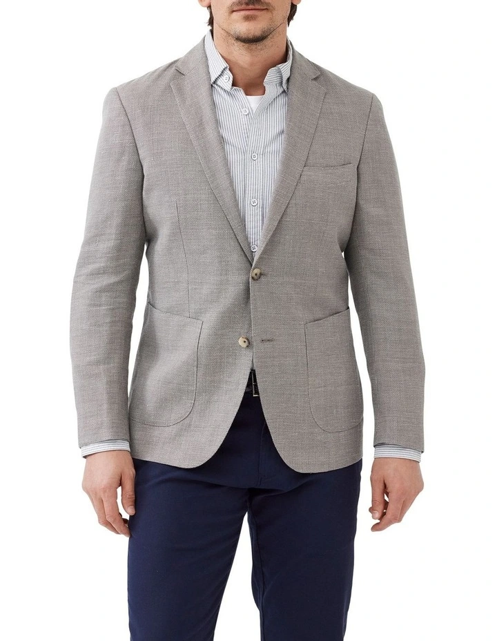 Fiordland Sports Fit Jacket in Grey image 1