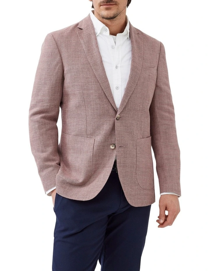 Fiordland Sports Fit Jacket in Woodrose image 1