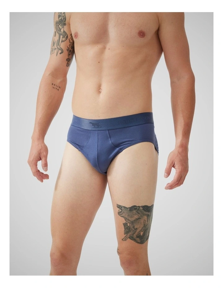 Gunn Shy Guy Brief 3 Pack in The Blues image 3