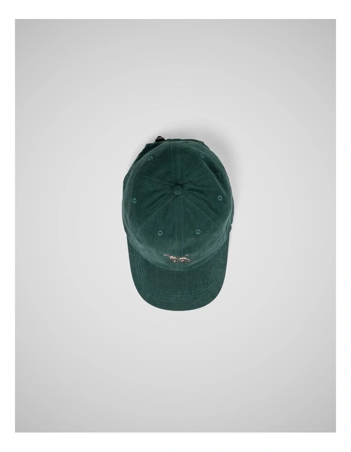 Signature Cap in Bottle Green Oxford image 4