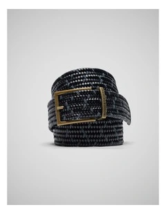 Stratford Stretch Belt in Navy