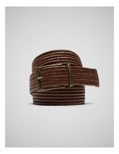 Stirling Stretch Belt in Cognac