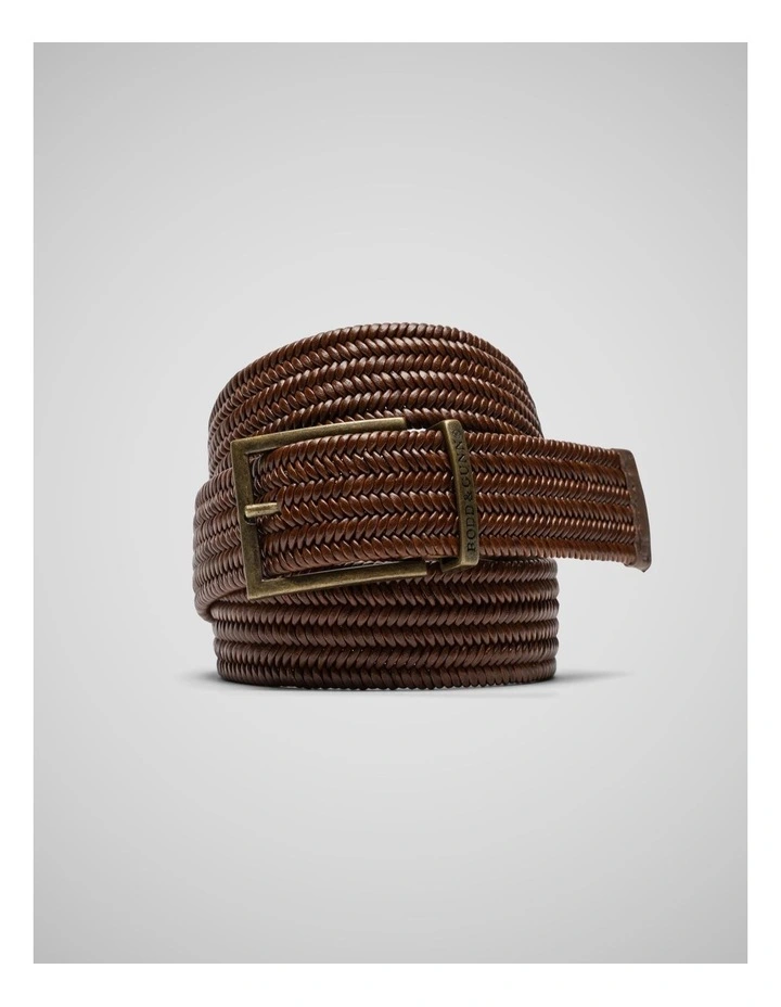 Stirling Stretch Belt in Cognac image 1