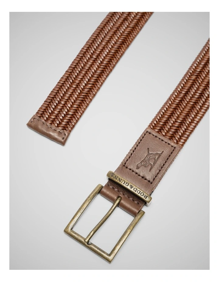 Stirling Stretch Belt in Cognac image 2