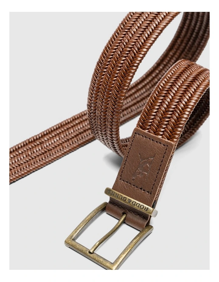 Stirling Stretch Belt in Cognac image 3