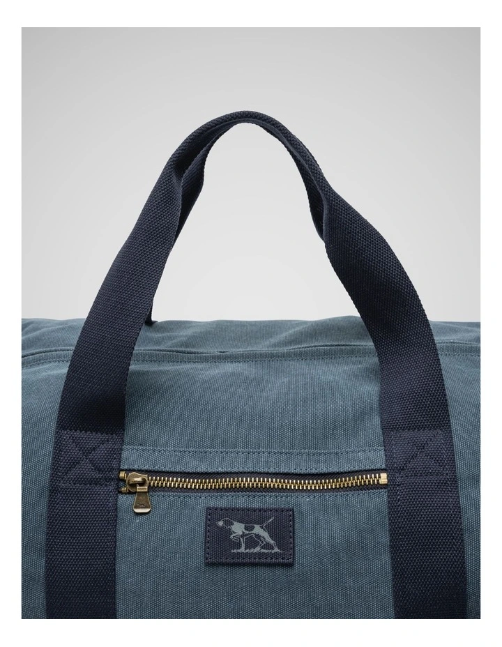 Foxton Duffle Bag in Denim Blue/Navy image 5