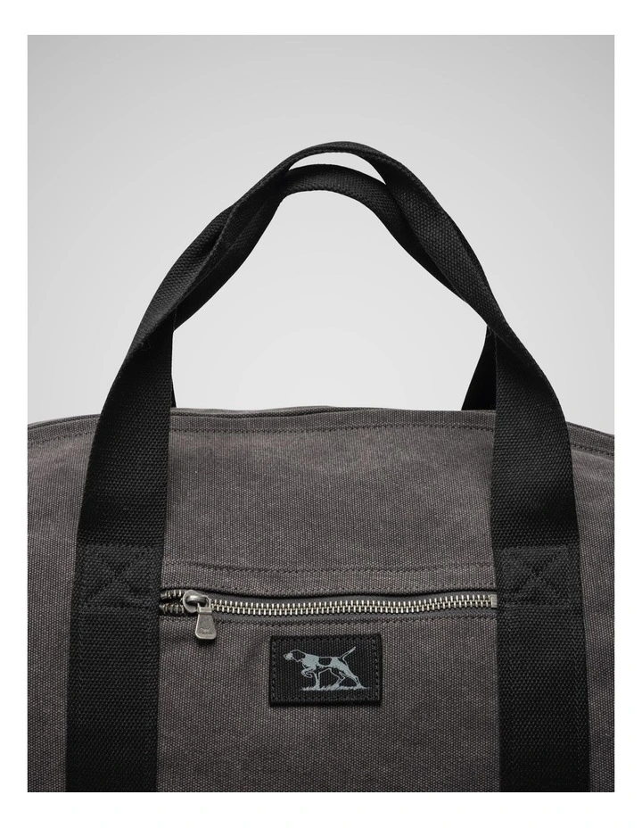 Foxton Duffle Bag in Charcoal/ Onyx image 5