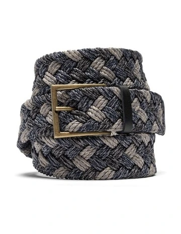 Thames Weave Belt in Denim Multi