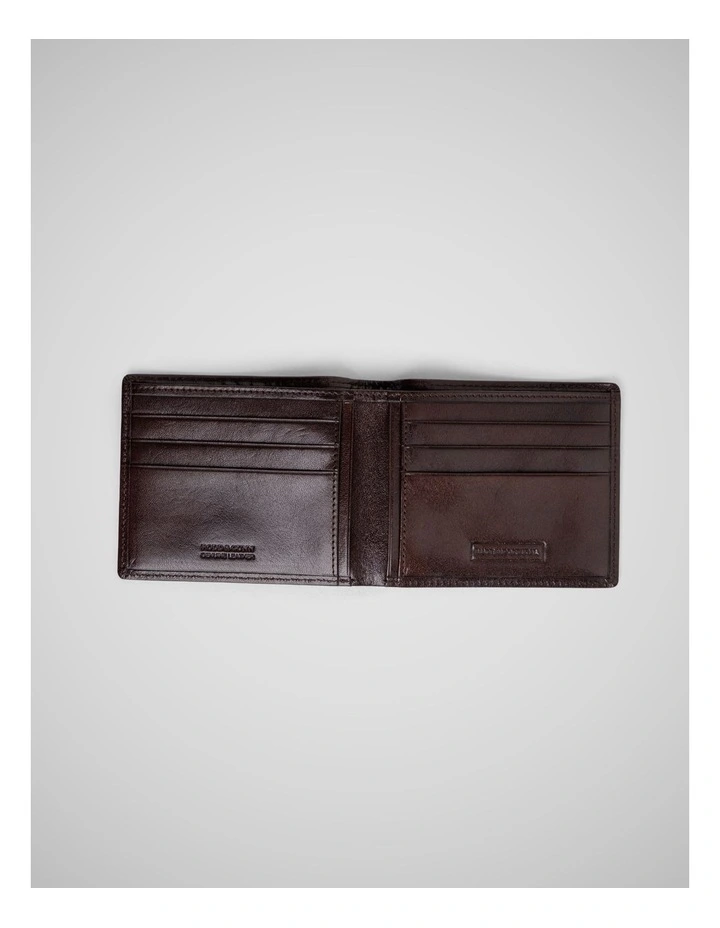 Wakefield Bi-Fold Wallet in Chocolate image 3