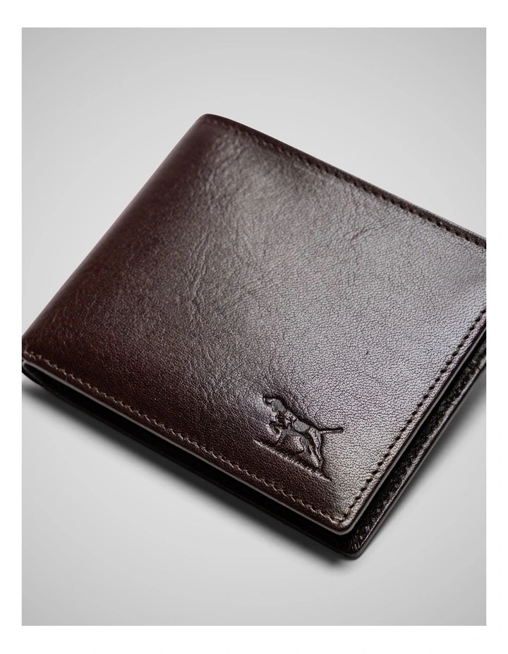Wakefield Bi-Fold Wallet in Chocolate image 4
