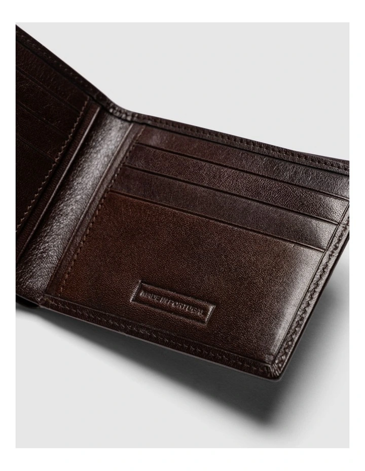 Wakefield Bi-Fold Wallet in Chocolate image 5