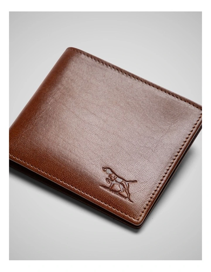 Wakefield Bi-Fold Wallet in Cognac image 4