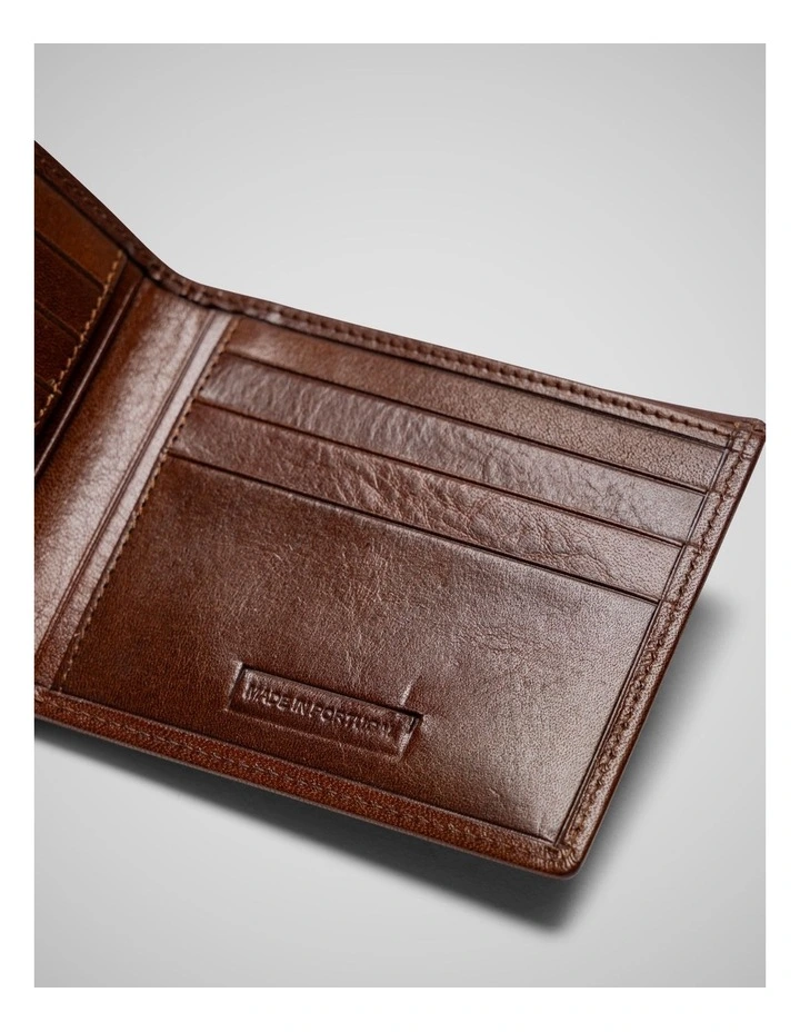 Wakefield Bi-Fold Wallet in Cognac image 5