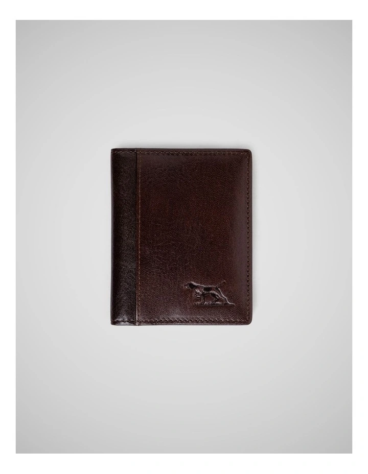 Walton Card Holder in Chocolate image 1