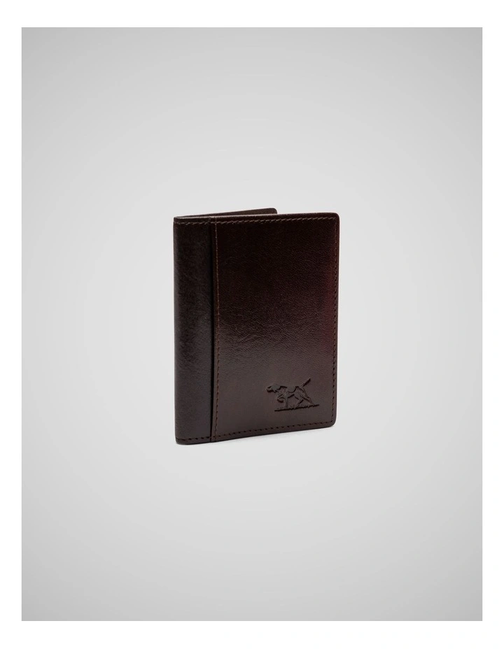 Walton Card Holder in Chocolate image 2