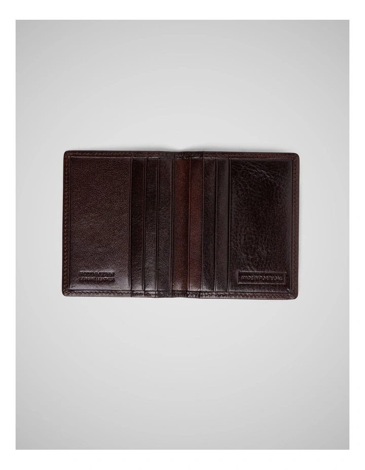 Walton Card Holder in Chocolate image 3