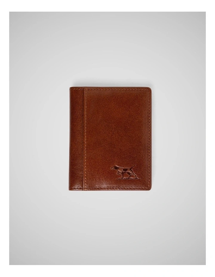 Walton Card Holder in Cognac image 1