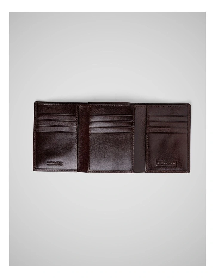 Wesport Tri Fold Wallet in Chocolate image 3