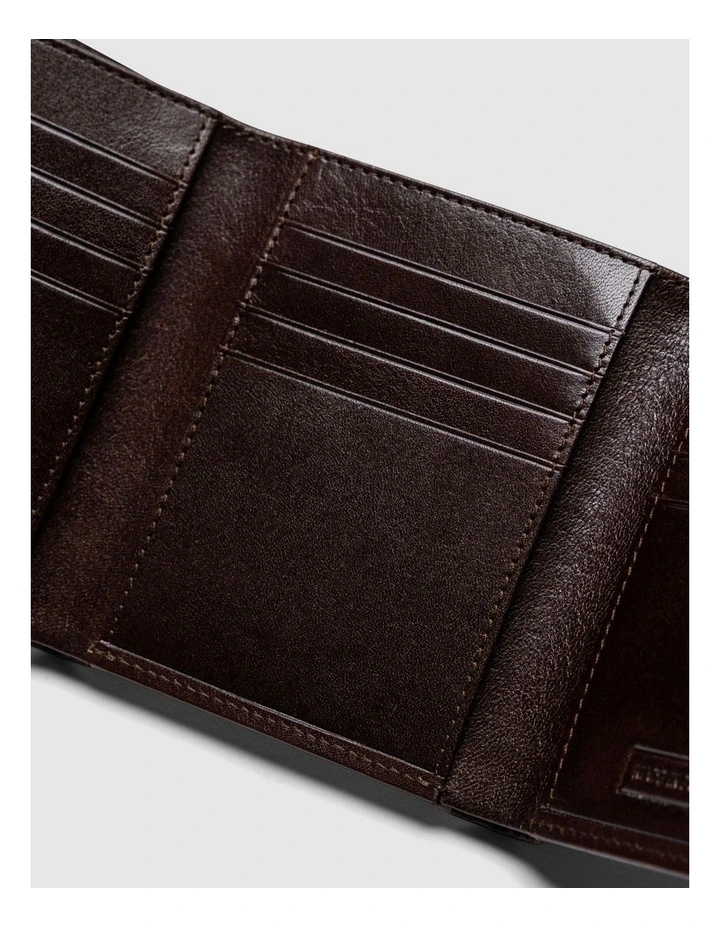 Wesport Tri Fold Wallet in Chocolate image 5